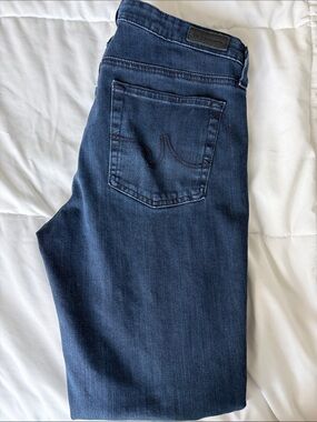 AG Adriano Goldschmied Women’s Straight Leg Jeans Dark Wash Denim Size 30